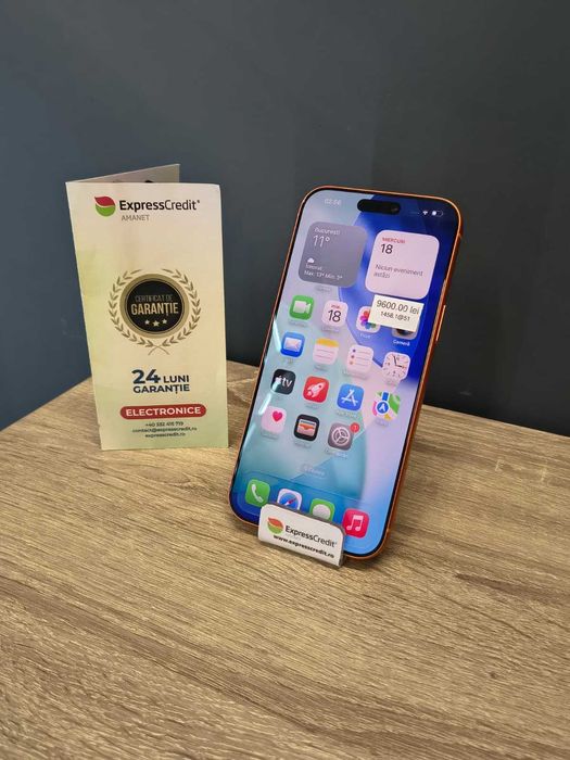 (AG51) Apple iPhone 17 Pro Max 2TB 100% b1458 - Garantie 2 ani!