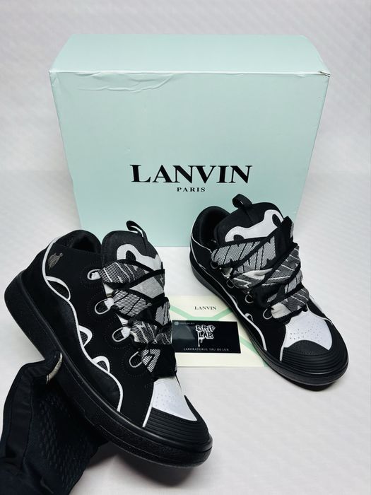 Lanvin Curb Negru reflectorizant 43