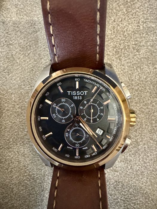 Мъжки часовник Tissot Couturier Chronograph Dual Tone