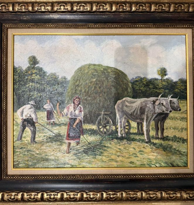 Tablou Paul Molda - scena rurala