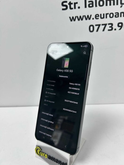 Telefon mobil Samsung Galaxy A56, Dual SIM, 8GB RAM, 128GB, 5G, -B-