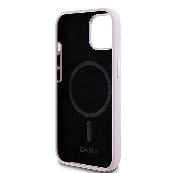 Dkny dkhmp15ssmchlp iphone 15 / 14 / 13 6.1" pink hardcase liquid sili