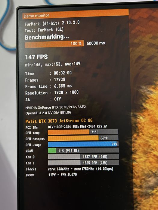 rtx 3070 palit gaming pro