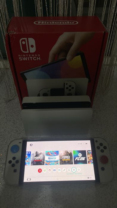 Nintendo Switch OLED (прошитый 256гб)