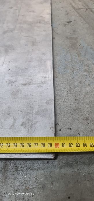 Rampa inox 150x80x12,5