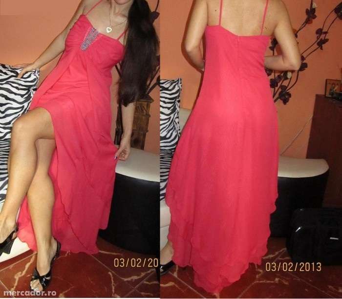 Rochie/ rochita de ocazie din voal