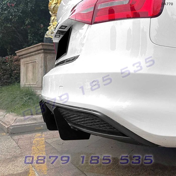 Тунинг дифузьор задна броня Audi A4 B8.5 S-line заден дифузор ауди а4