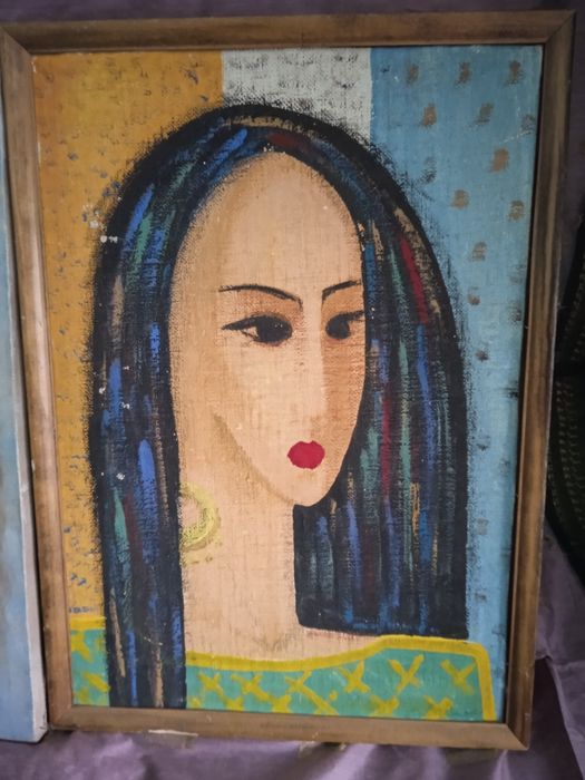 Картины маслом прекрасные девушки 45 см