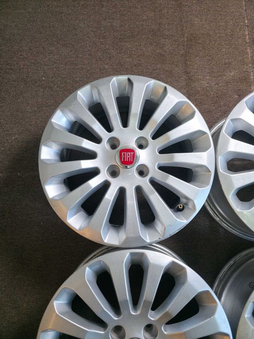 4 Jante Aliaj 4x98 15'' - OEM Fiat 500 / Ford KA - 6J ET 40 !