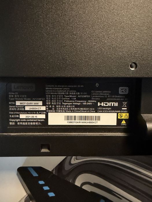 Monitor Lenovo 100hz