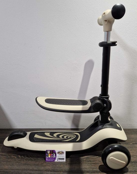 Scaun de masa si Trotineta copii 2-in-1 cu sezut KinderKraft Halley