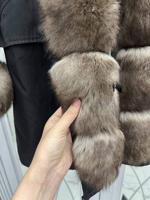 Женская натуральная парка