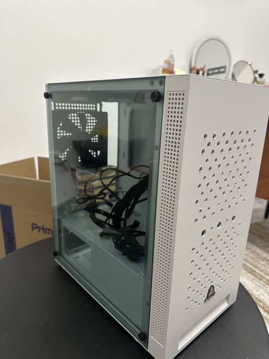 Carcasa Segotep Prime D White + 4 ventilatoare