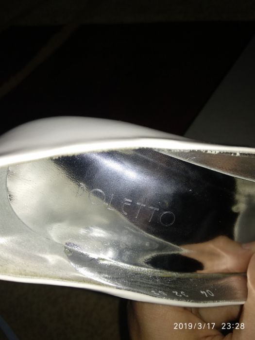 Свадебные туфли poletto