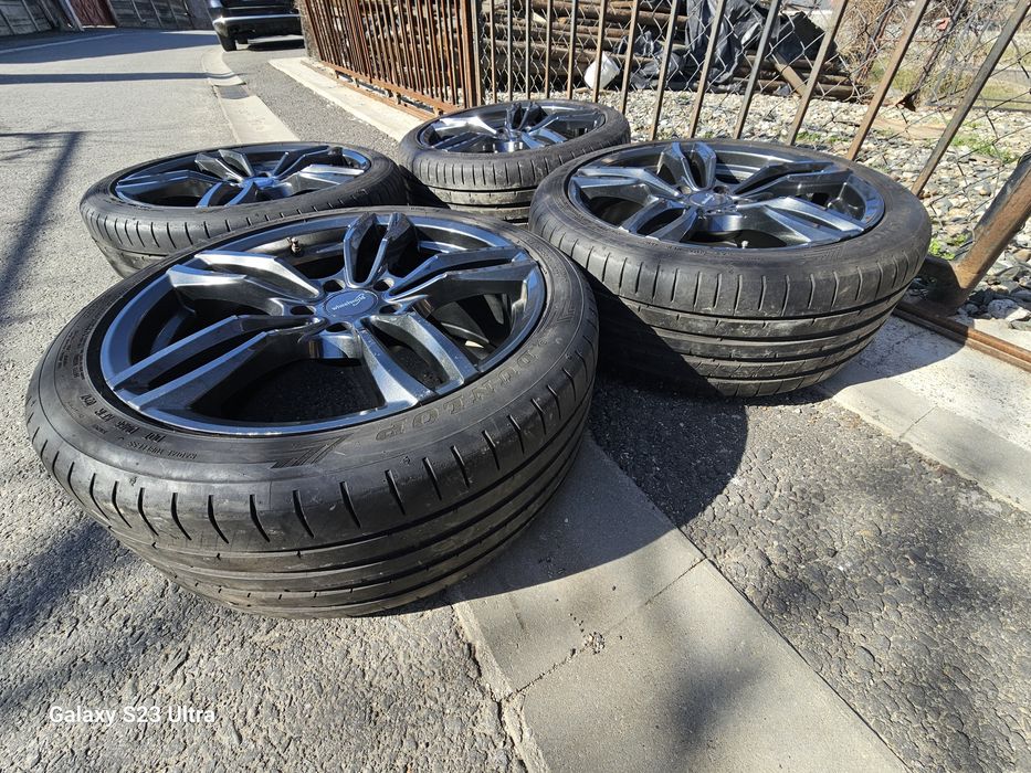 Vand jante R19 5x120 cu tot cu cauciucuri 245 40 19