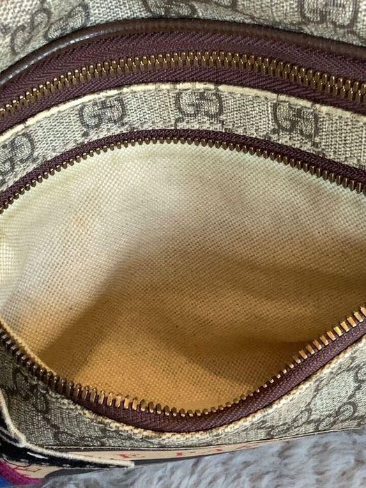 Borseta Gucci GUCCI GG  Waist Bag Body Bag UFO Leather Beige Brown