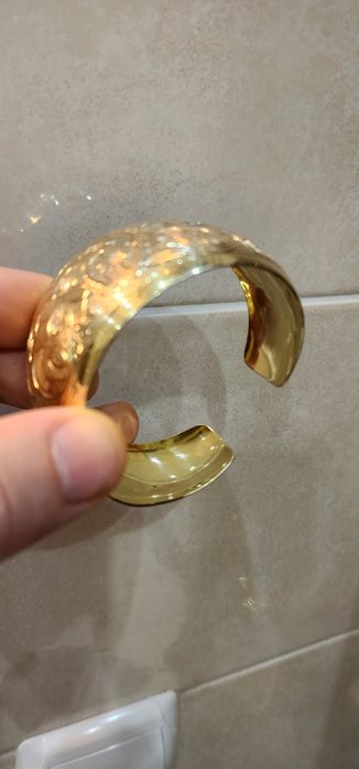 Серебряный браслет 875 проба 44 ,3 грамм  позолоченое