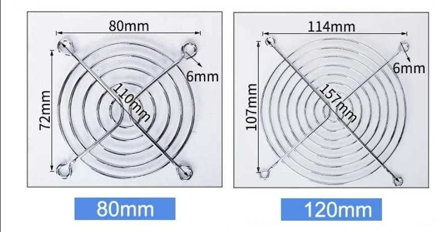 Металлическая защитная сетка для вентилятора