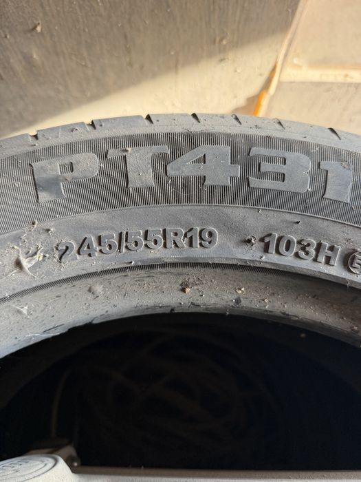 Машина шиналары сатылады размері 245/55/19