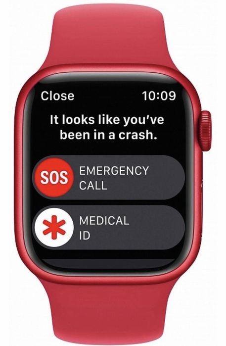 Apple watch 7, красный
