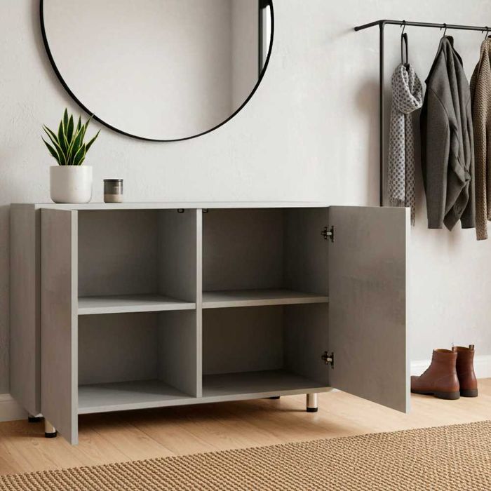 ТУМБА ЛОФТ KOMOD TUMBA LOFT  Серая тумбочка трюмо Kulrang комод