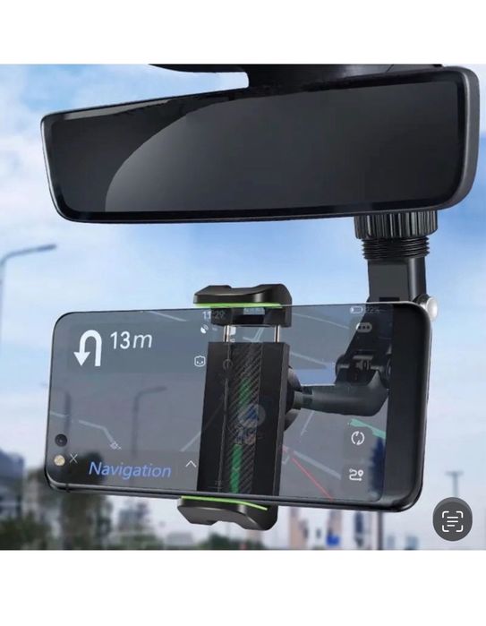 Suport Telefon Brat Rabatabil cu Adeziv Pentru Oglinda