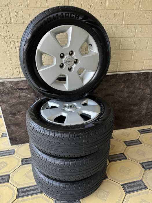 Титановый диски и шины Опель