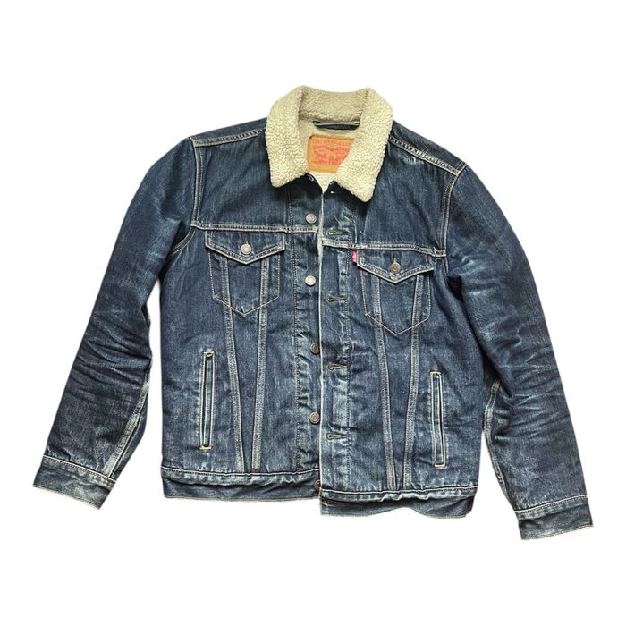 Levi’s Sherpa denim jacket M оригинално дънково яке