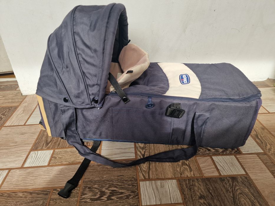 Люлька переноска Chicco синий