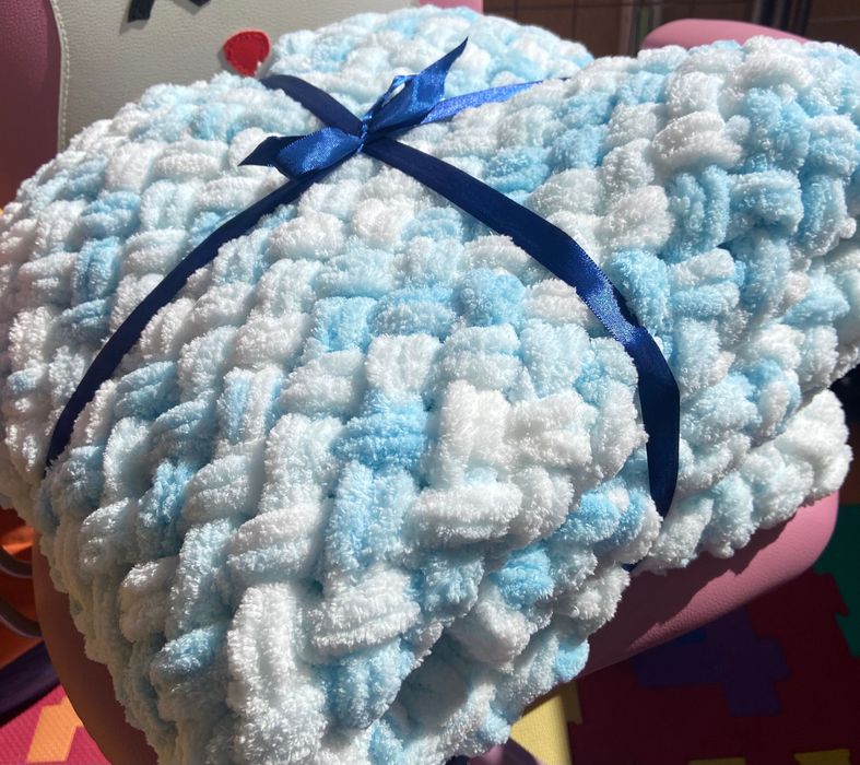 Ръчно плетено одеало