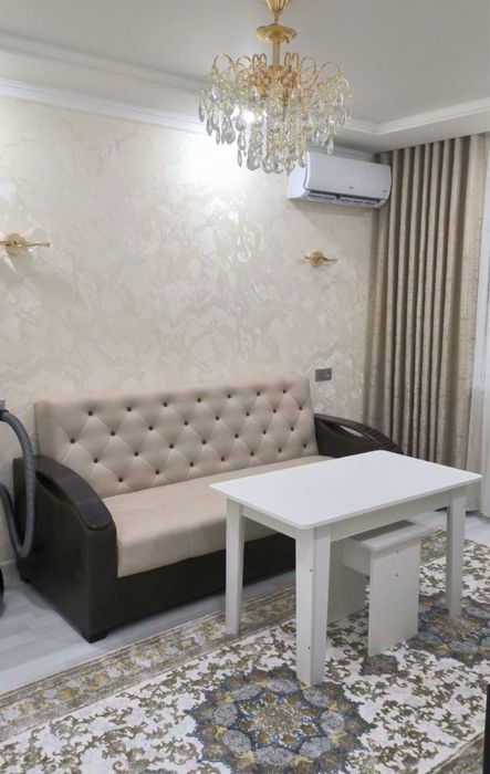 Продам кв 1/1/4 м-Ялангач / арендатор за 450 / мебель технрка