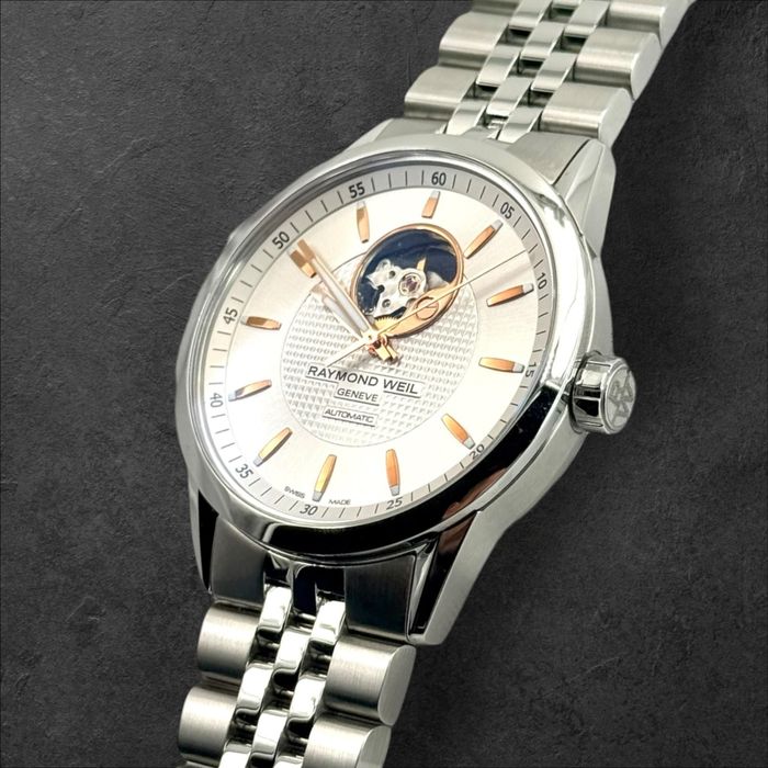 Raymond Weil Freelancer Open Heart Automatic ЧИСТО НОВ мъжки часовник