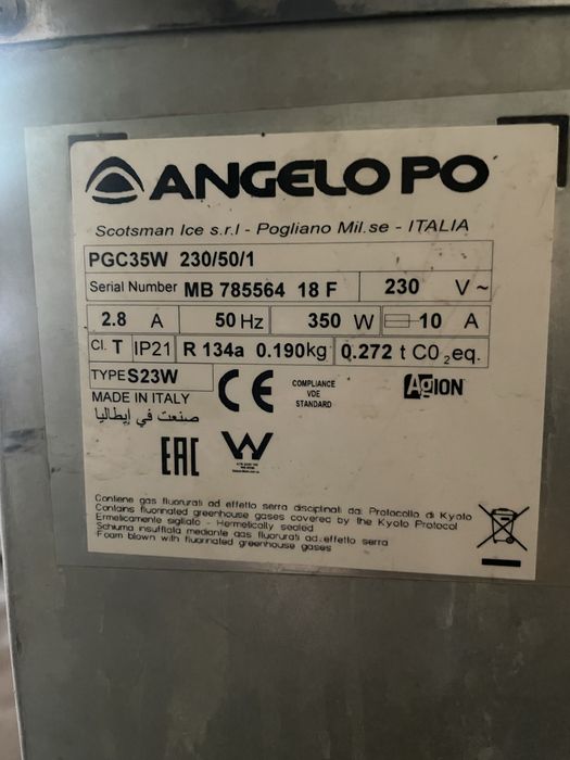 Лёд генератор angelo po срочно продается
