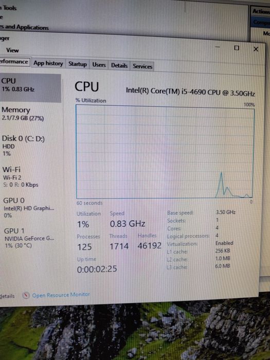 Unitate PC HP (i5 4690, 8gb ram, 500gb, GTX 1650)