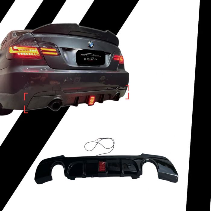 BMW E92 E93 Дифузьор с трети стоп 335 стил M-Tech