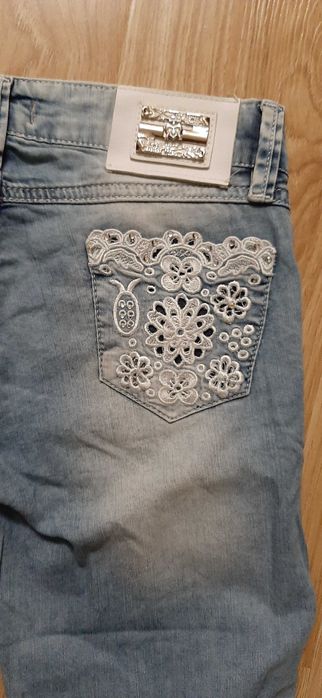 Джинсы капри, новые, Турция