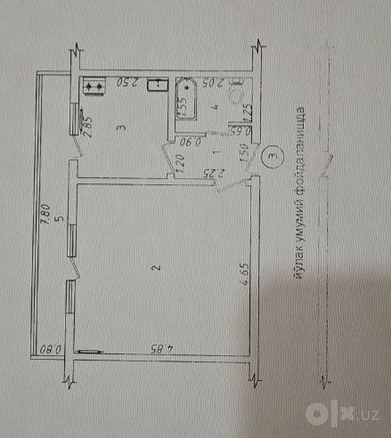 «Куйлюк-5! 42 м², 1 этаж, вдоль дороги— перспективная инвестиция»