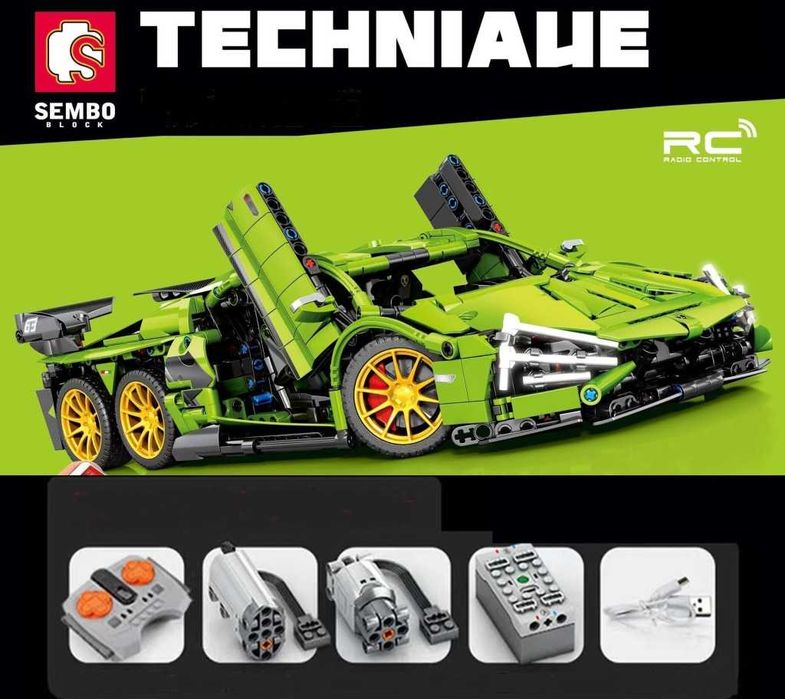 Сглобяема спортна кола с дистанционно управление  WJ61