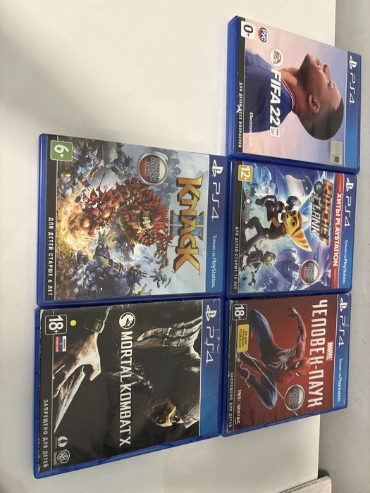 5 игр на пс 4 состаяние новых