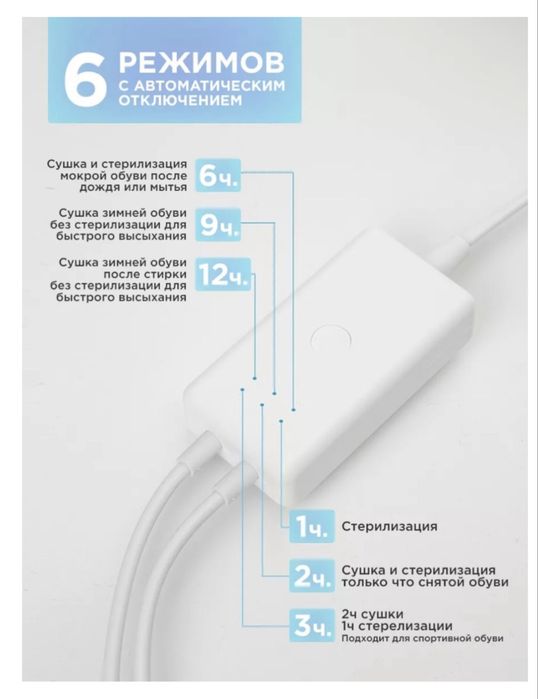 Сушилка для обуви, антибактериальный