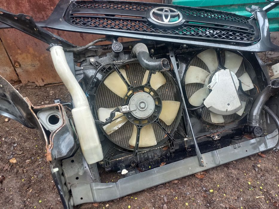 Решетка, телевизор рав4. Rav4. Вентилятор. Радиатор