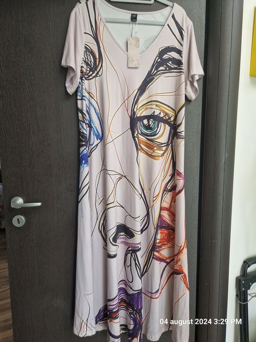 Rochie L/XL cu lame, paiete.Fusta paiete si margele