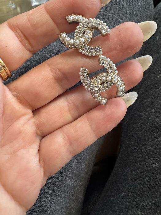 Обеци с перли “Chanel”