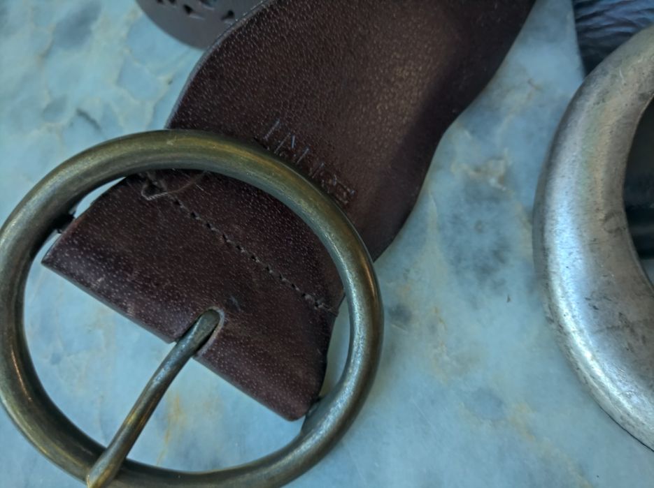 3 бр. Естествена кожа Дамски колани Vera Pelle - Espirit,