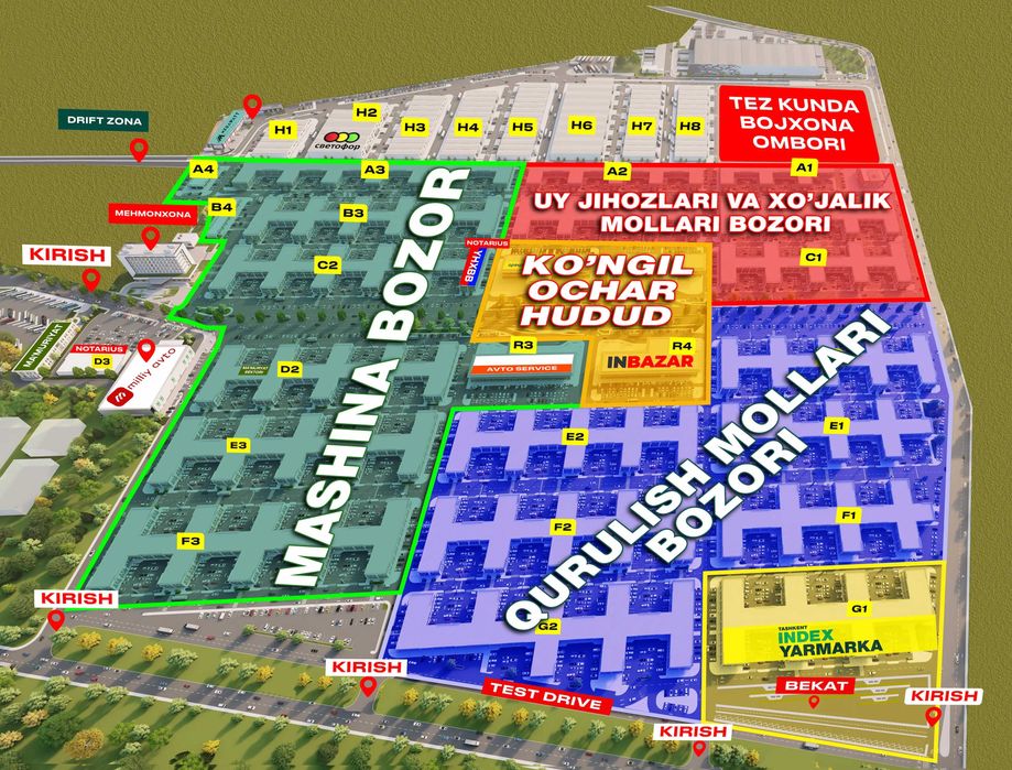 TOSHKENT INDEX, Magic Safari ro'parasida 25m2 do'kon SOTILADI !!!