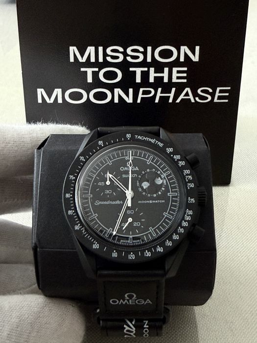 Omega x Swatch Mission To The Moonphase Black Snoopy