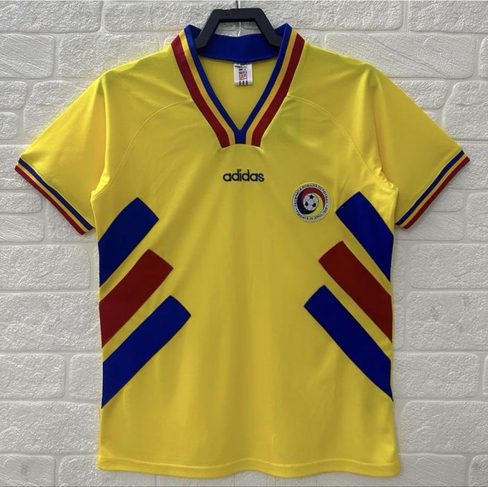 Tricou fotbal barbati , Romania acasa / deplasare / retro 1994 / 2000