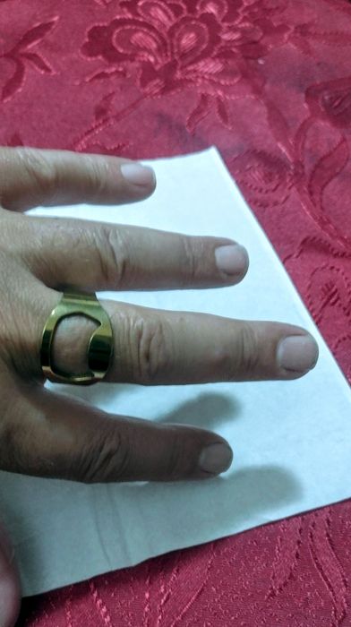 Пръстен ОТВАТАЧКА на бутилки - Злато и Сребро!