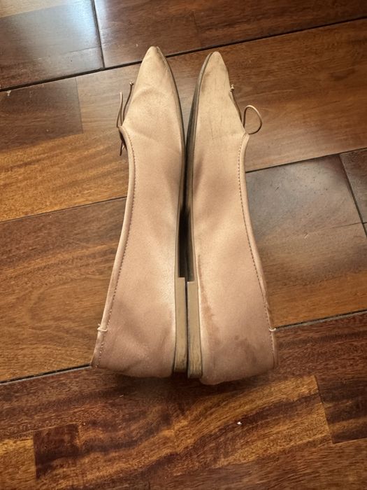 Балетки Zara сатиновые