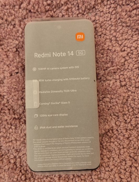 Xiaomi Redmi Note 14 5G, NOU